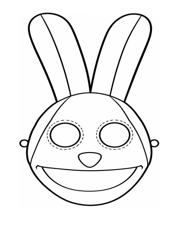 Máscaras para colorear personajes de 31 minutos.