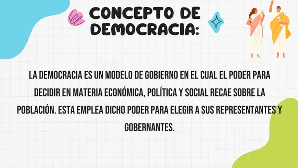 Educación ciudadana: Democracia