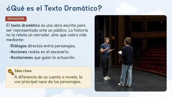 El texto Dramatico