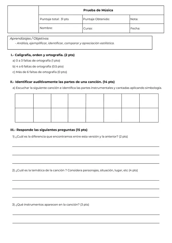 Prueba de música 