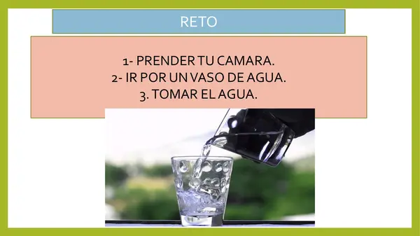 Agua y etiqueta nutriconales