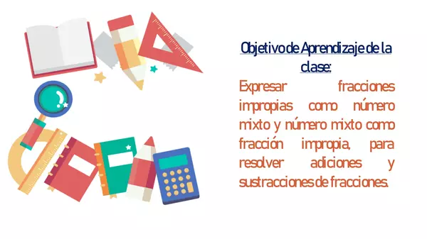Fracciones impropias y números mixtos
