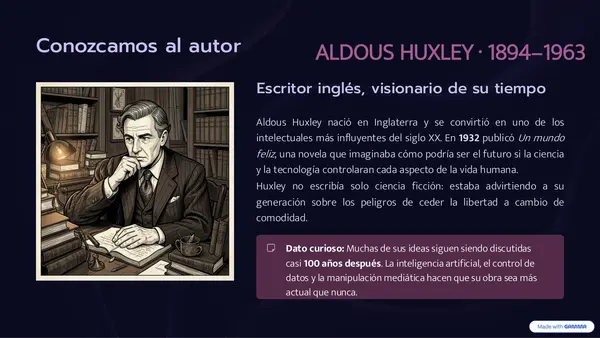 Un mundo feliz - Aldous Huxley