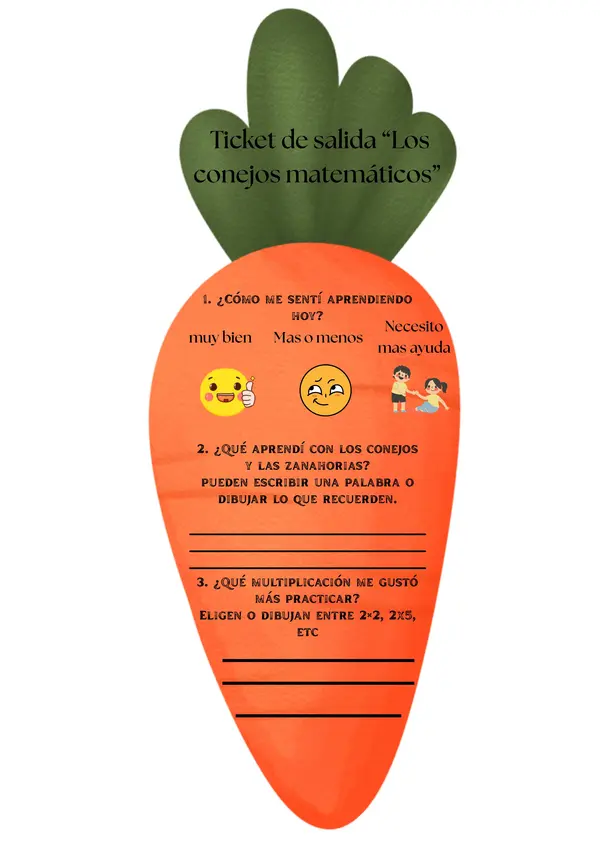 ticket de salida de multiplicaciones | profe.social