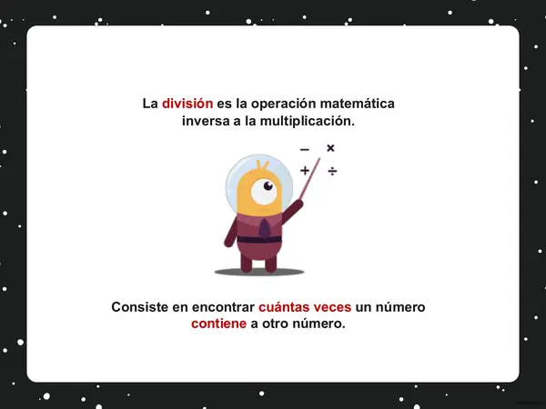 División como reparto equitativo