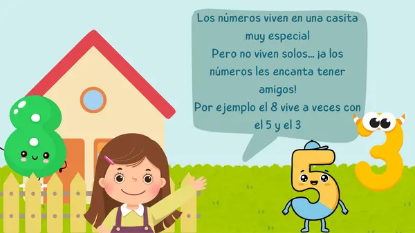 "La casa de los números" Descomposición numerica. 