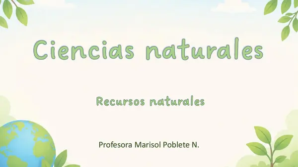 Recursos naturales 