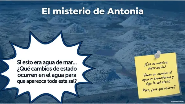 EL MISTERIO DE LA SAL "FORMULACIÓN DE PREGUNTAS DE INVESTIGACIÓN CIENTIFICA"