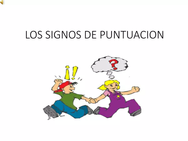 Presentacion de clase "Signos de Puntuacion",Lenguaje Tercero basico