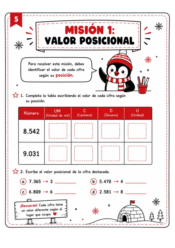 Cuadernillo de Matemática Invierno 5° y 6° Básico