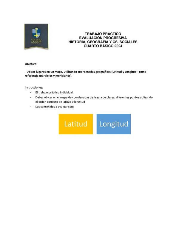 Rúbrica latitud y longitud