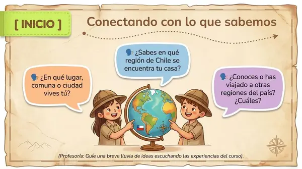 Clase 6 Lección 1 Unidad 1 "Regiones de Chile" 2° Básico