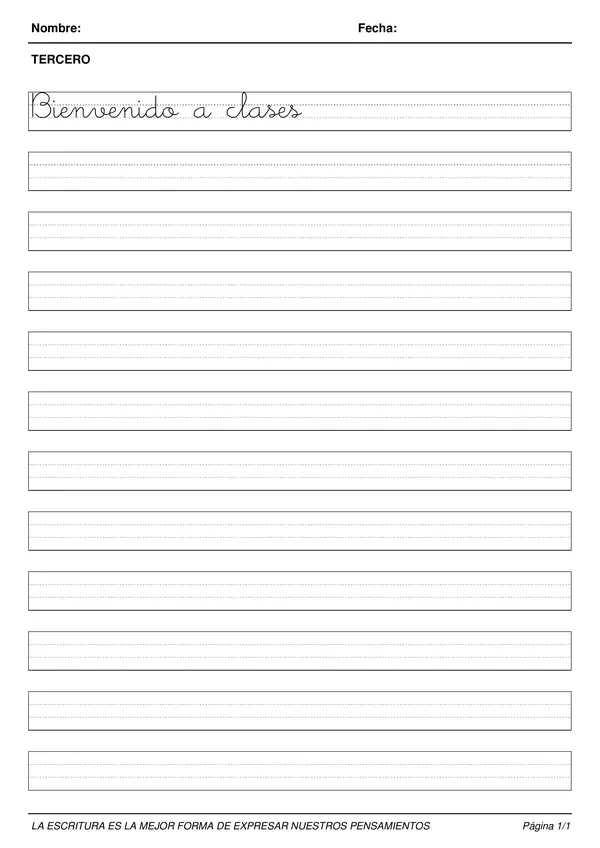 Planas Para inicio de clases