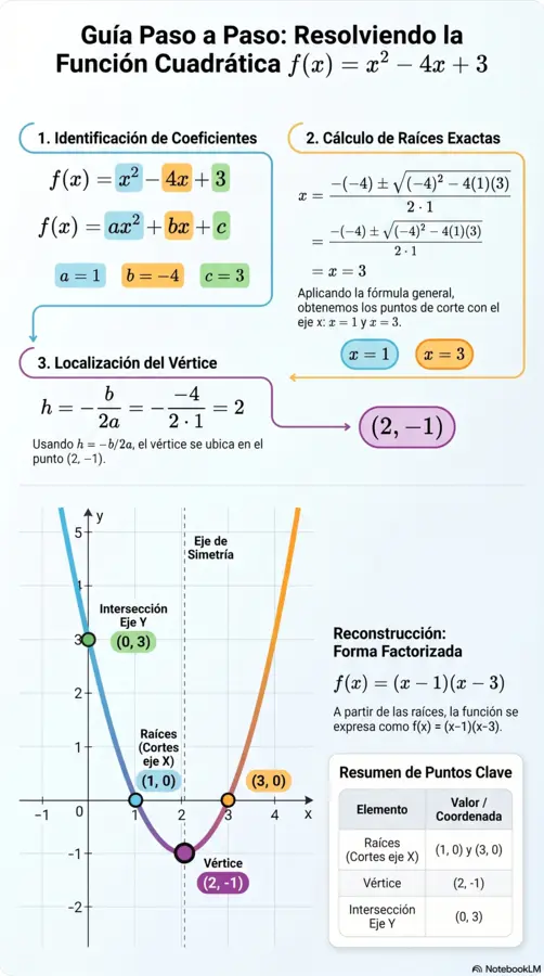 Paso a paso de realizar Función Cuadrática. 