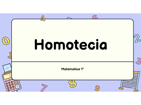 homotecia primero medio 