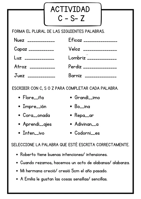 Guía C - S- Z