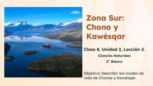 Clase 8 Lección 3 Unidad 2 "Pueblos de la Zona Sur" 2° Básico