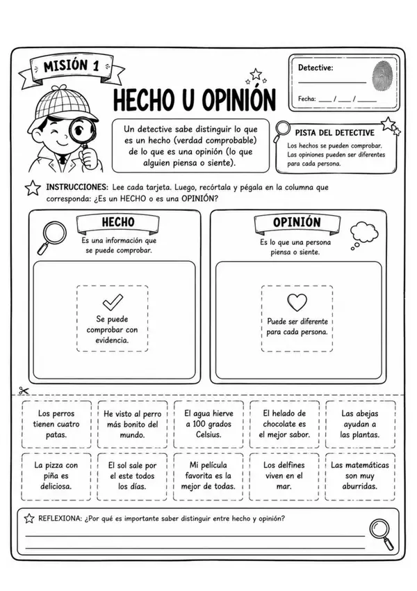 Detectivo de la Información | Kit para desarrollar el Pensamiento Crítico | Educación Básica