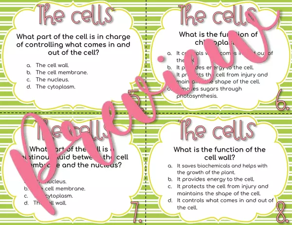 The cell Task Cards and Google Form