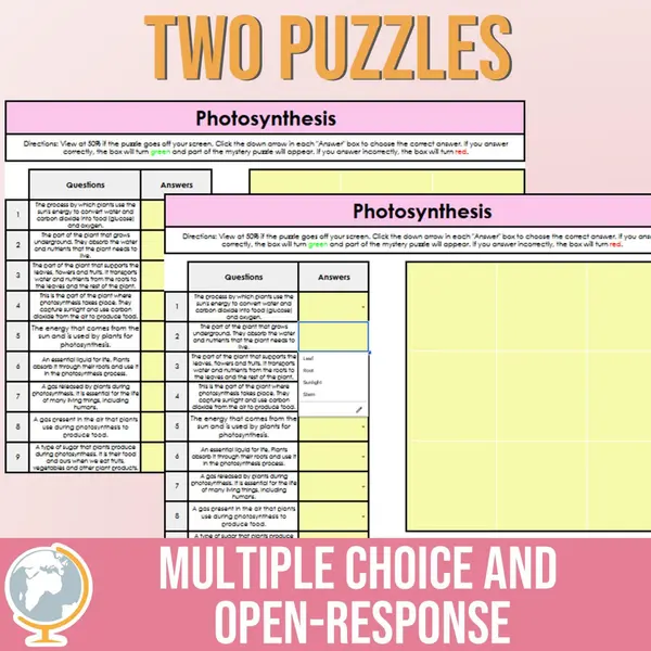 Photosynthesis Mystery Puzzle