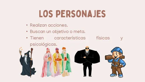 Unidad 1 – Clase 2: Los personajes y sus motivaciones en el género narrativo
