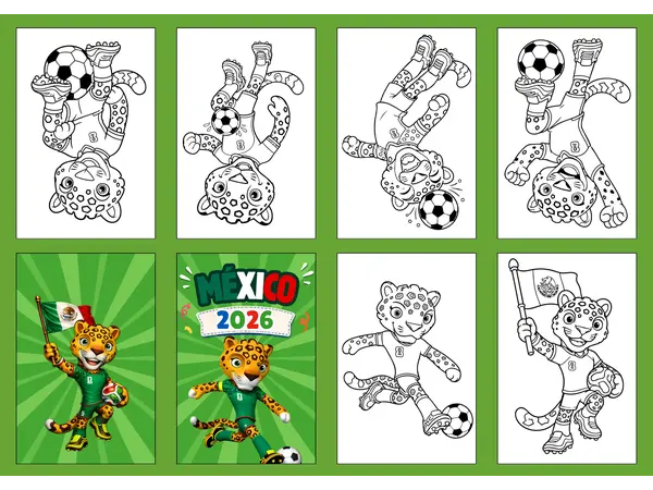 Mini Libro Armable México Mundial 2026 | Actividad Imprimible