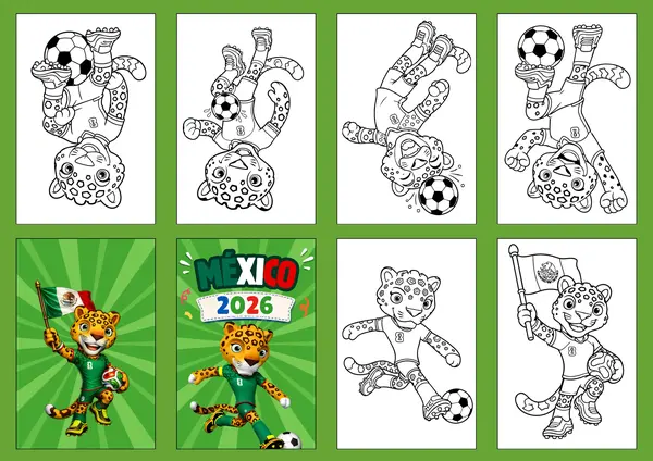 Mini Libro Armable México Mundial 2026 | Actividad Imprimible