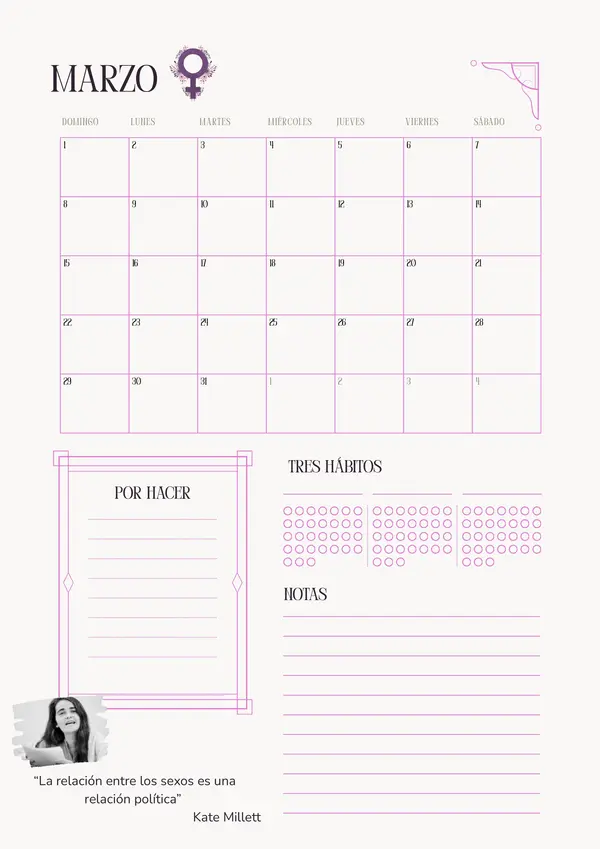 Planner profe feminista