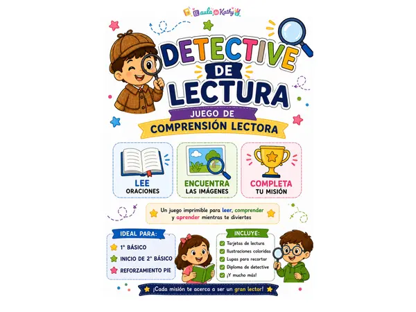DETECTIVE DE LECTURA | Juego de Comprensión Lectora 🔍📚
