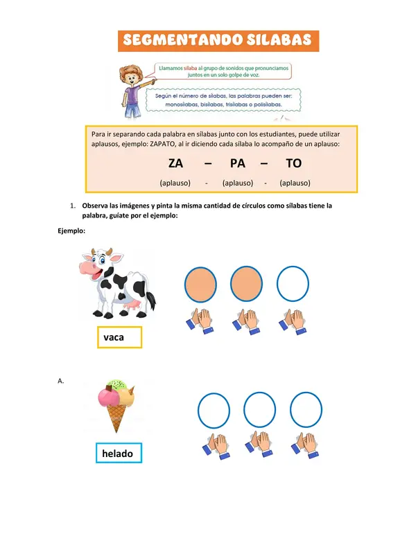 SEGMENTACIÓN SILÁBICA
