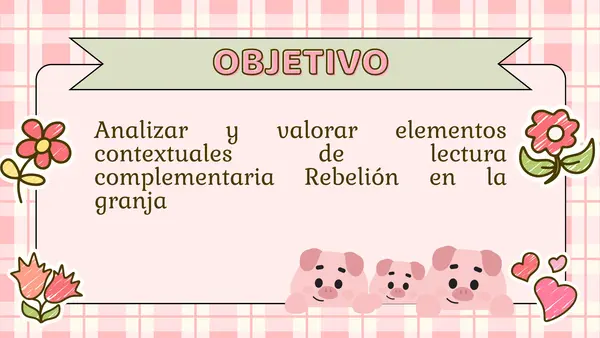 Análisis Rebelión en la granja