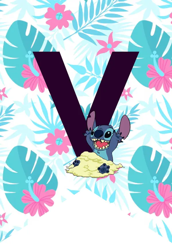 BANDERÍN "BIENVENIDOS" VERSION STITCH🩵