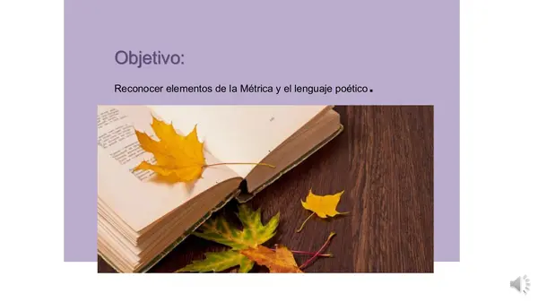 ppt métrica y lenguaje poético, 2°Medio, Lengua y literatura.