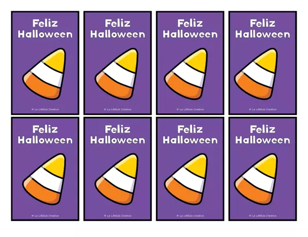 Tarjetas de Halloween Personajes Regalos Fiesta 3