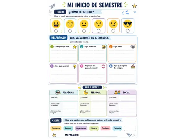 Mi inicio de Semestre