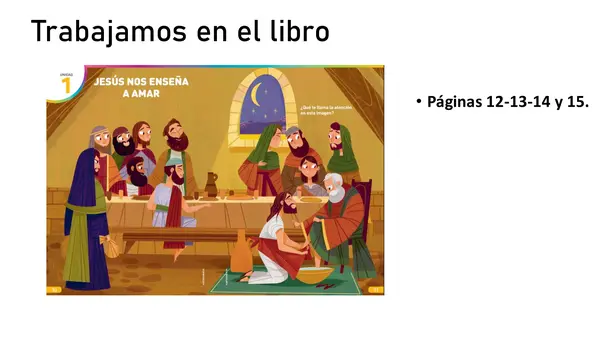 clase de religión 2 básico  unidad 1. Editorial Nuestra Casa