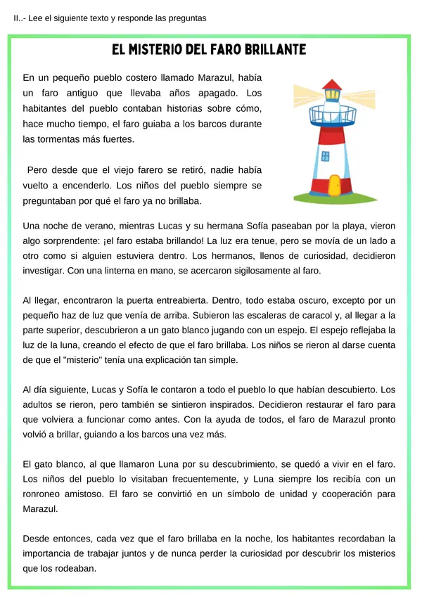 Ensayo SIMCE Lenguaje 4to básico