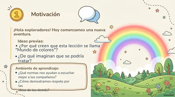 Lección 8 "Mundo de colores" 2° Básico Leo Primero