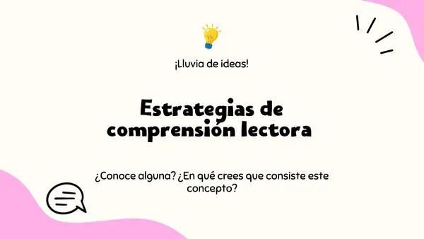 Clase: Estrategias de Comprensión Lectora (Antes, Durante y Después de la lectura)