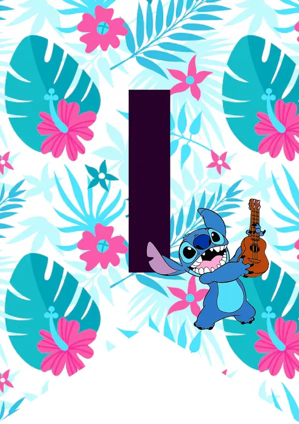 BANDERÍN "BIENVENIDOS" VERSION STITCH🩵