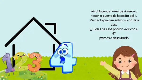 "La casa de los números" Descomposición numerica. 