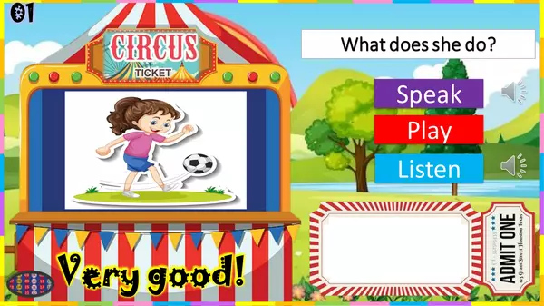 Circus of verbs (Game)