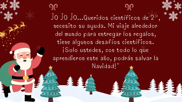 Clase de cierre de año- Salvemos la navidad
