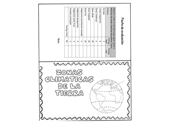 Zonas climáticas. Libro de actividades