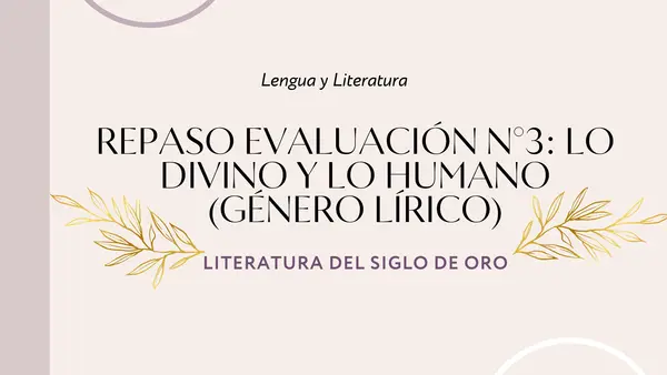 PPT de repaso – Unidad 3 | 2° Medio
