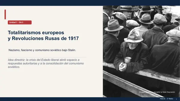 ENTREGUERRAS: ASCENCIÓN DEL TOTALITARISMO