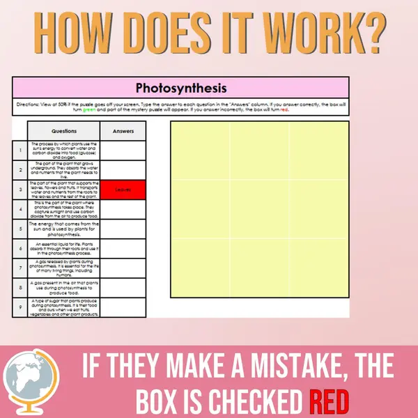 Photosynthesis Mystery Puzzle