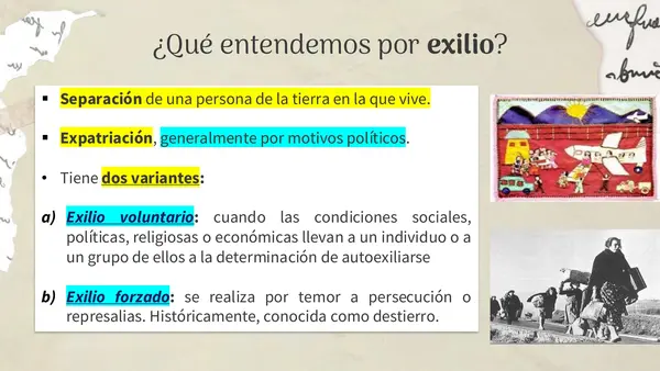 Exilio y literatura