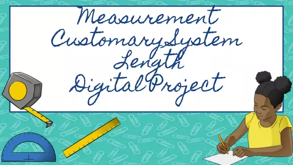 Measurement customary system length digital study guide