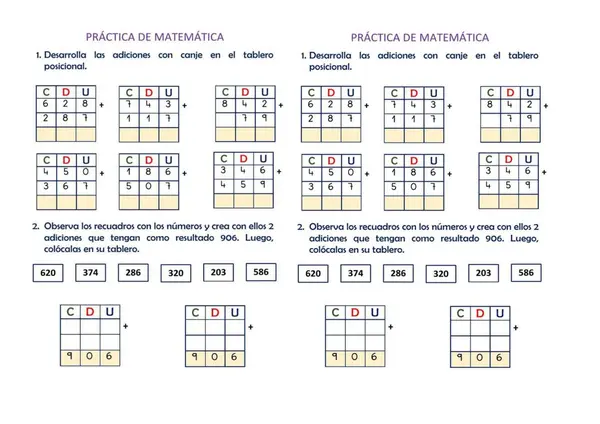 Guías de matemática y lenguaje para cuarto básico
